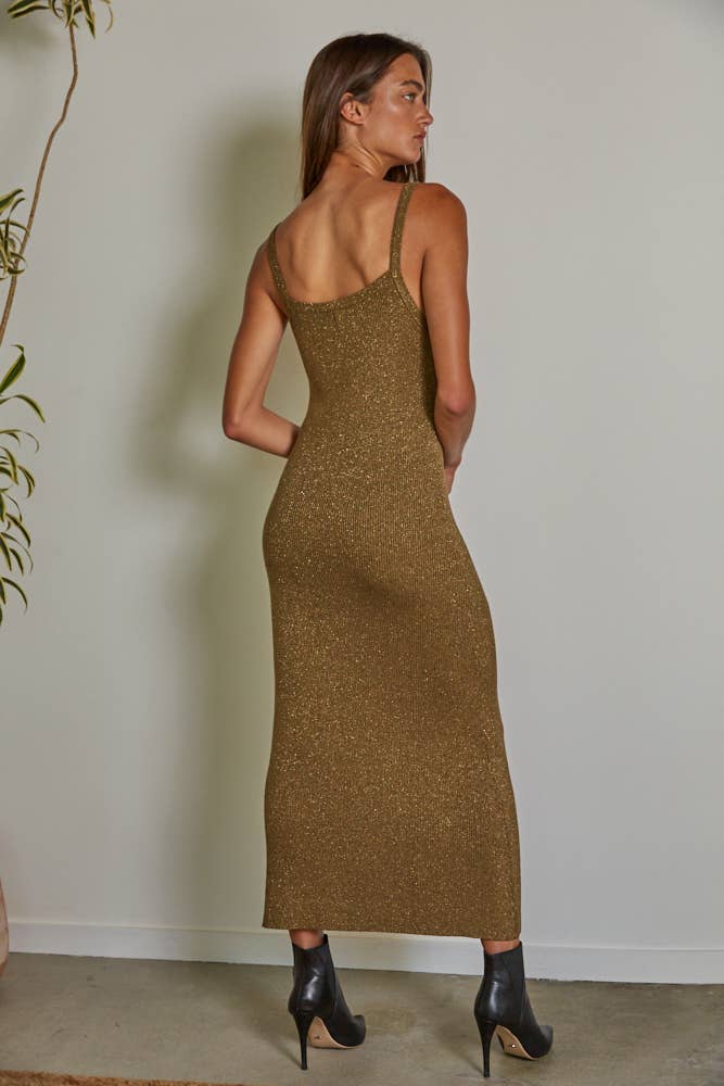 ribbed sweater midi dress The Pepper Ribbed Midi Sweater Dress
